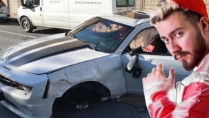 Enes Batur, İstanbul'un en lüks semtinde milyonluk otomobilini bu hale getirmeyi başardı