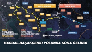 Hasdal-Başakşehir yolunda sona gelindi