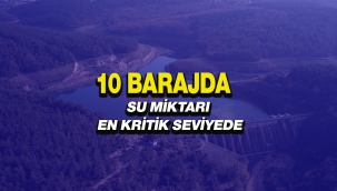 İstanbul'daki 10 barajda en kritik su seviyeleri ölçümlendi
