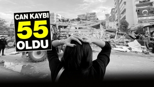 İzmir'de deprem nedeniyle can kaybı 55 oldu