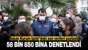 İzmir'de hasar tespiti yapılan bina sayısı 54 Bin 850 oldu