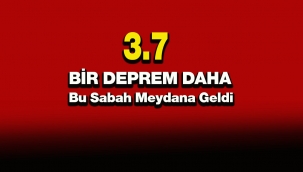 İzmir'de Seferihisar merkezli bir deprem daha 3.7