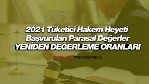 2021'de Tüketici Hakem Heyetleri başvurularda uygulanacak parasal değerleri belirlendi