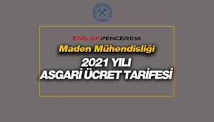 2021 Maden Mühendisliği asgari ücret tarifesi taban fiyatları açıklandı