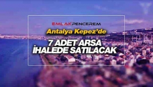 Antalya'da Kepez'de Belediye'den 50 Bin TL'den satılık ucuz arsalar