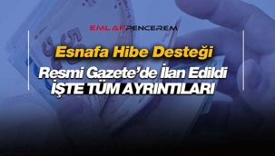 Esnafa hibe desteği resmen yürürlüğe girdi! Devletten hibe desteği alacaklar için ayrıntılar belli oldu