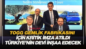 Gemlik TOGG otomobil fabrikası inşaatını kimin yapacağı belli oldu