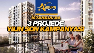 İstanbul'da Avrupa Konutları markalı projelerde yılın son kampanyası başladı