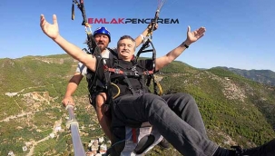 Kürşad Tüzmen, havadan, karadan, denizden Alanya'dan Bond gibi geçti