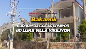 Muğla Bodrum'da kaçak lüks villa avı! 60 kaçak yapı için yıkım kararı...