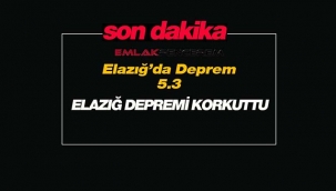 Son Depremler: Elazığ'da sabah saatlerinde 5.6 büyüklüğünde korkutan deprem!