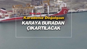 Karadeniz doğalgazı Zonguldak Filyos'tan karaya çıkacak