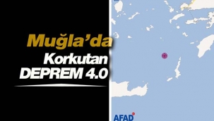Muğla'da Datça merkezli 4.0 büyüklüğünde deprem