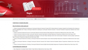 Resmi Gazete 30 Ocak 2021 Cumartesi sayı 31380