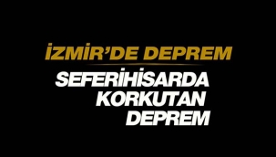 Son Dakika: İzmir'de Seferihisar merkezli 4.0 korkutan deprem!