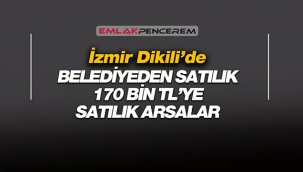 İzmir Dikili'de 170 Bin TL'den satılık imarlı arsalar