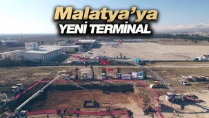 Malatya Havalimanı yeni terminal binası inşaatı başladı