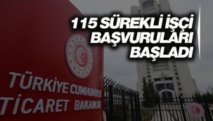 Ticaret Bakanlığı 2021 personel alım ilanı! 115 sürekli işçi alımı için başvurular başladı