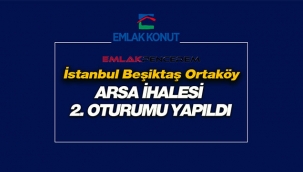 Emlak Konut GYO İstanbul Beşiktaş Ortaköy arsa ihalesi 2. oturumu yapıldı