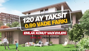 Emlak Konut Vadi Evleri 0.99 vade farkı imkanıyla satışa çıktı