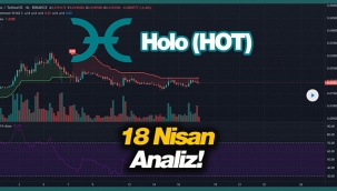 Holo (HOT) coin sınırı aşamadı! HOT coin 18 Nisan yeni hedef, grafik, yorum analiz...