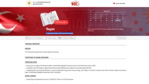 Resmi Gazete'nin 17 Nisan sayısı yayımlandı