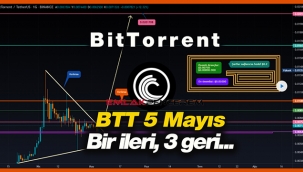 BitTorrent (BTT) bir ileri 3 geri! BTT coin 5 Mayıs son durum teknik analiz