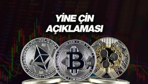 Çin kripto paraların peşini bırakmıyor! Çin'den gelen açıklama Bitcoin'i düşürdü...