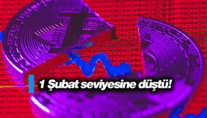 Bitcoin, ABD faiz artışı korkusuyla sert düşüyor! BTC ve alt coinler 1 Şubat seviyesine geriledi