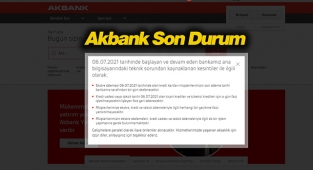 Akbank sistemlerini kademeli olarak devreye alıyor! Akbank'a girişlerde "müşteri vefat etmiştir" uyarısı...