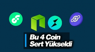 Bu 4 coin sert yükseldi! NEO, RUNE, FLOW ve HNT coin yüzde 25 üzerinde değerlendi