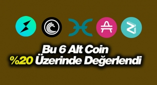 Bu 6 alt coin yüzde 20 üzerinde sert yükseldi! AMP, RUNE, BTT, VET, ZIL ve HOT coin coştu...