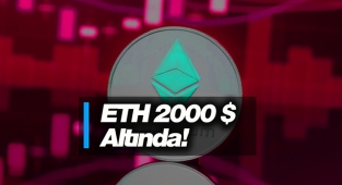 Ethereum (ETH) 2 Bin Doların altına geriledi! 13 Temmuz ETH USDT fiyat analiz...