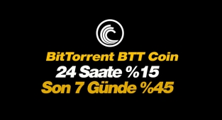 BitTorrent (BTT)  coin sert yükselişi sürdürüyor! BTT USDT fiyatı son 7 günde yüzde 45 arttı...