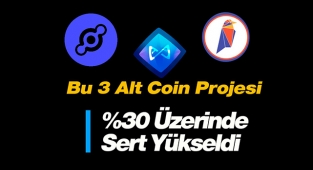Bu 3 alt coin 24 saatte yüzde 30 üzerinde arttı! AXS, HNT ve RVN coin projeleri sert yükseldi...
