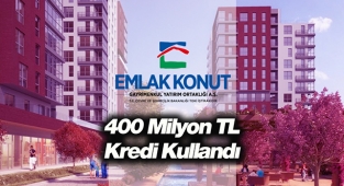 Emlak Konut GYO, 400 Milyon TL kredi kullandı