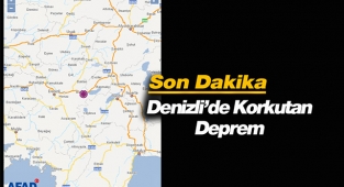 Denizli Bozkurt'ta 3.9 büyüklüğünde korkutan deprem