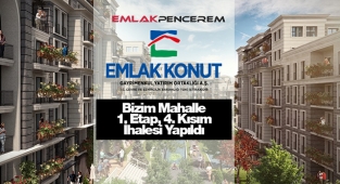 Emlak Konut GYO, İstanbul Küçükçekmece Bizim Mahalle 1. etap, 4. kısım ihalesi yapıldı