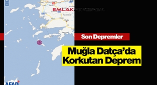 Muğla'da Datça açıklarında 4,5 büyüklüğünde deprem