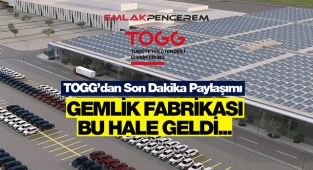 TOGG Gemlik fabrikası bu hale geldi