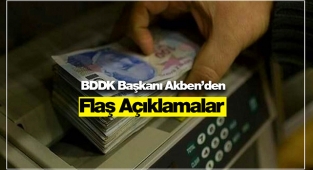 BDDK Başkanı Akben açıkladı: "Bankacılık sektörü nette 5,6 milyar dolar fazla pozisyondadır"