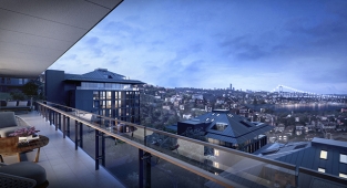 İstanbul Boğazına nazır Kandilli'deki 406 lüks konut sahiplerini bekliyor