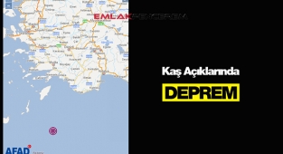 Kaş'ta 6 büyüklüğünde deprem!