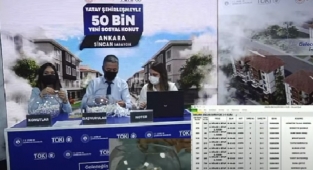 TOKİ Ankara Sincan Saraycık 2+1, 3+1 konut kura belirleme çekiliş sonuçları isim listesi