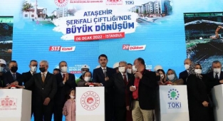 Ataşehir İmar İskan Blokları Temelleri Atıldı! Bakan Kurum, "Kentsel Dönüşümü TOKİ eliyle hızlanıyor"