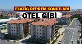 Depremzedeler 5 yıldızlı otel gibi yeni evlerinde