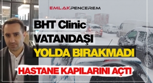 İstanbul'a çok sert yağan kar TEM otoyolunu felç etti! BHT Clinic hastanesi mahsur kalanlara kapısını açtı