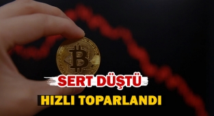 Bitcoin (BTC) yönünü aşağı çok sert kırdı ama...! BTCUSDT hızlı toparladı...