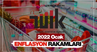Enflasyon arttı mı, düşüşe mi geçti? TÜİK, 2022 Ocak ayı enflasyon rakamlarını açıkladı TÜFE - Yİ-ÜFE