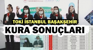 TOKİ İstanbul Başakşehir 1+1, 2+1, 3+1 evlerin hak sahipleri belirlendi